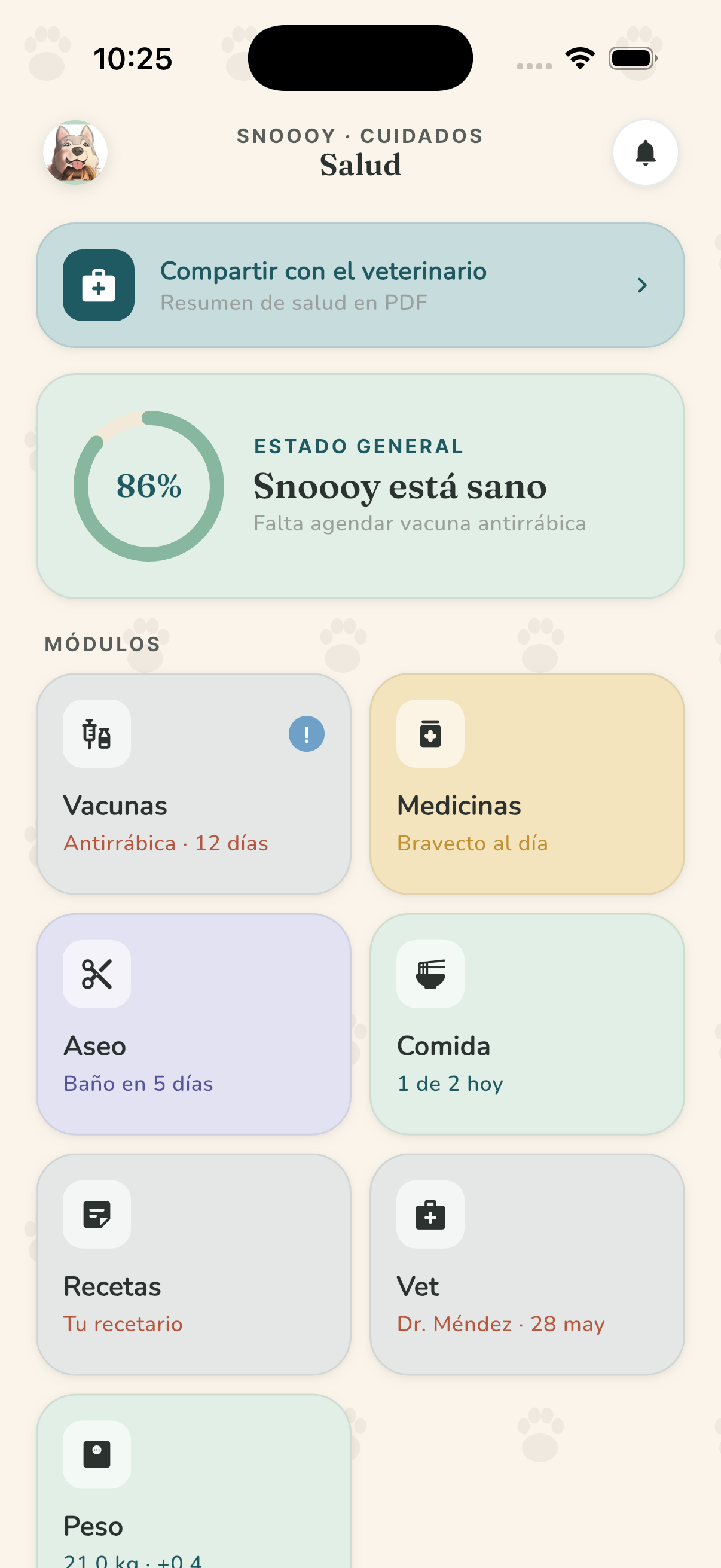 PetXimo — Salud